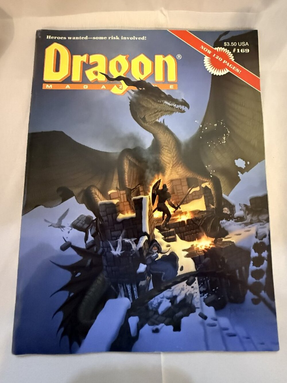 1991 TSR Dragon Magazine-Vintage